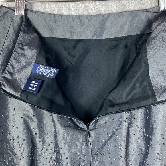 Vtg Gap beaded sparkle pencil skirt size 1 bling preppy glam 1999 Friends - Picture 6 of 10